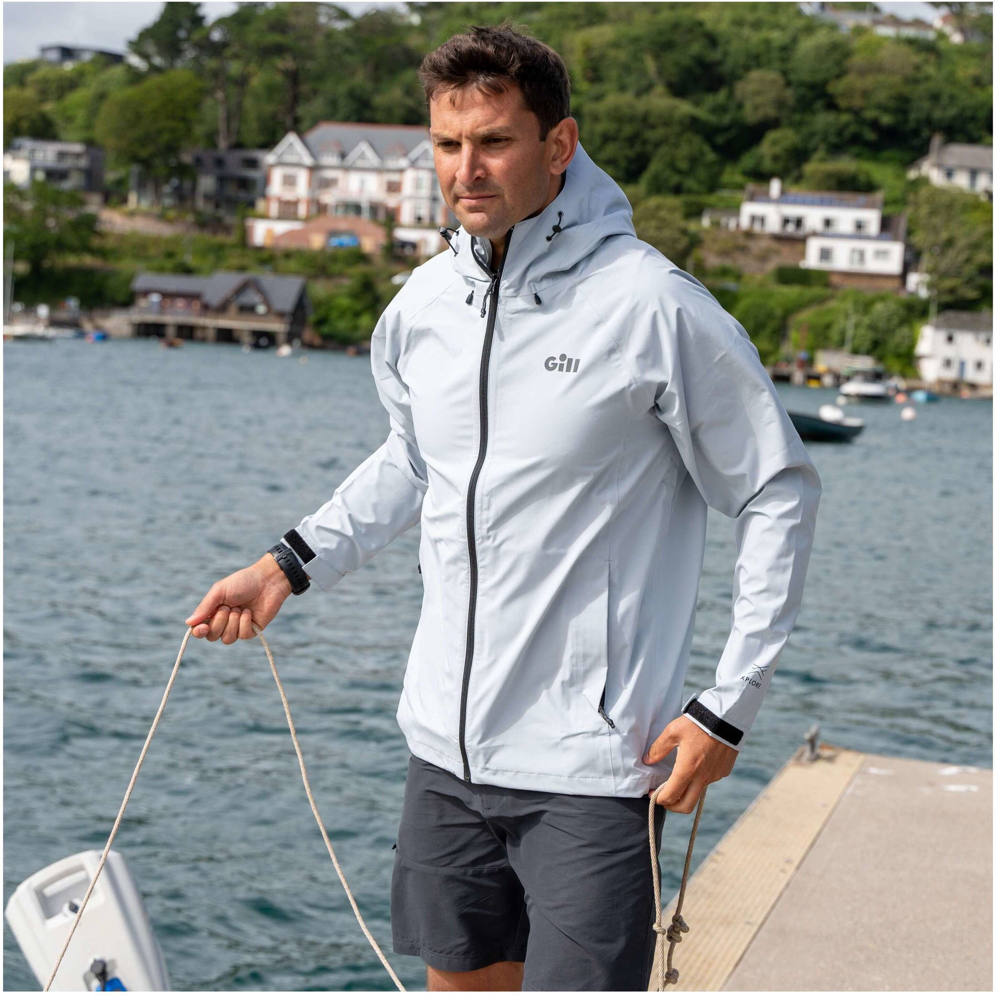 2026 Gill Voyager Segeljacke WA01J - Light Grey